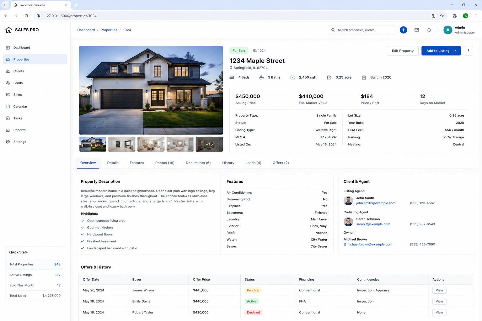 Gufo Tech administrative software preview